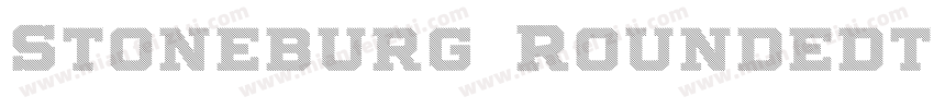 Stoneburg Roundedttf字体转换